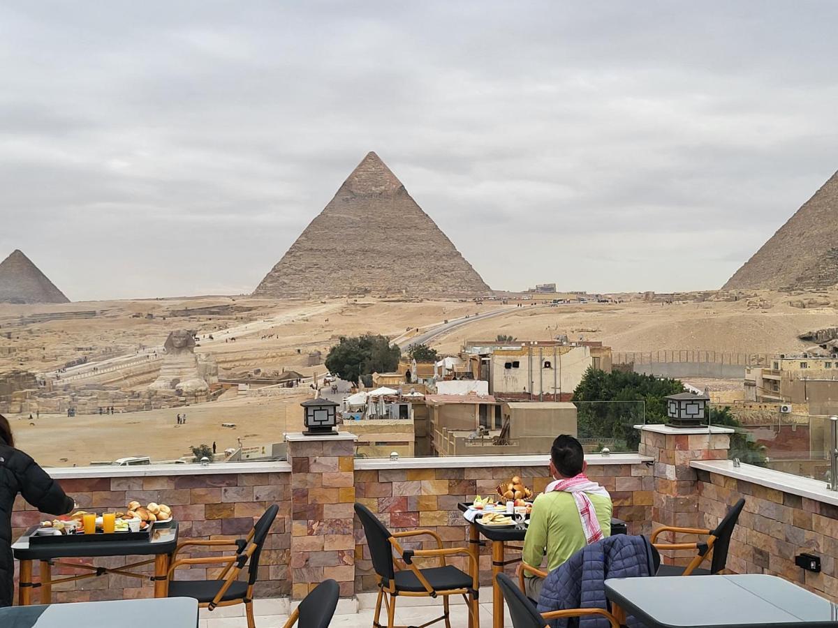 Steps In Pyramids View Otel Kafret el-Gabal Dış mekan fotoğraf